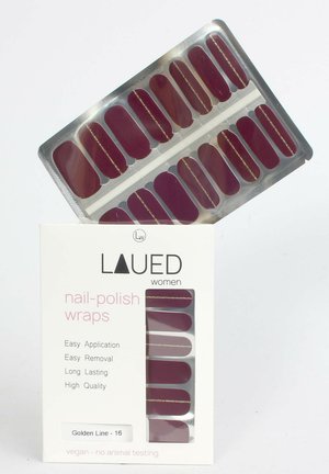 VARGU LAUED NAGELFOLIEN SOLID PURPLE - Nail stickers - golden line