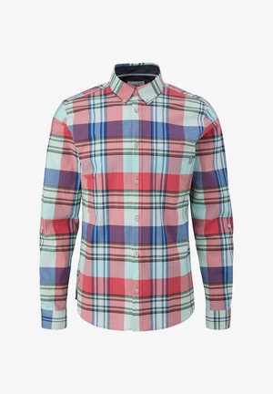 s.Oliver KARIERTES - Hemd - türkis