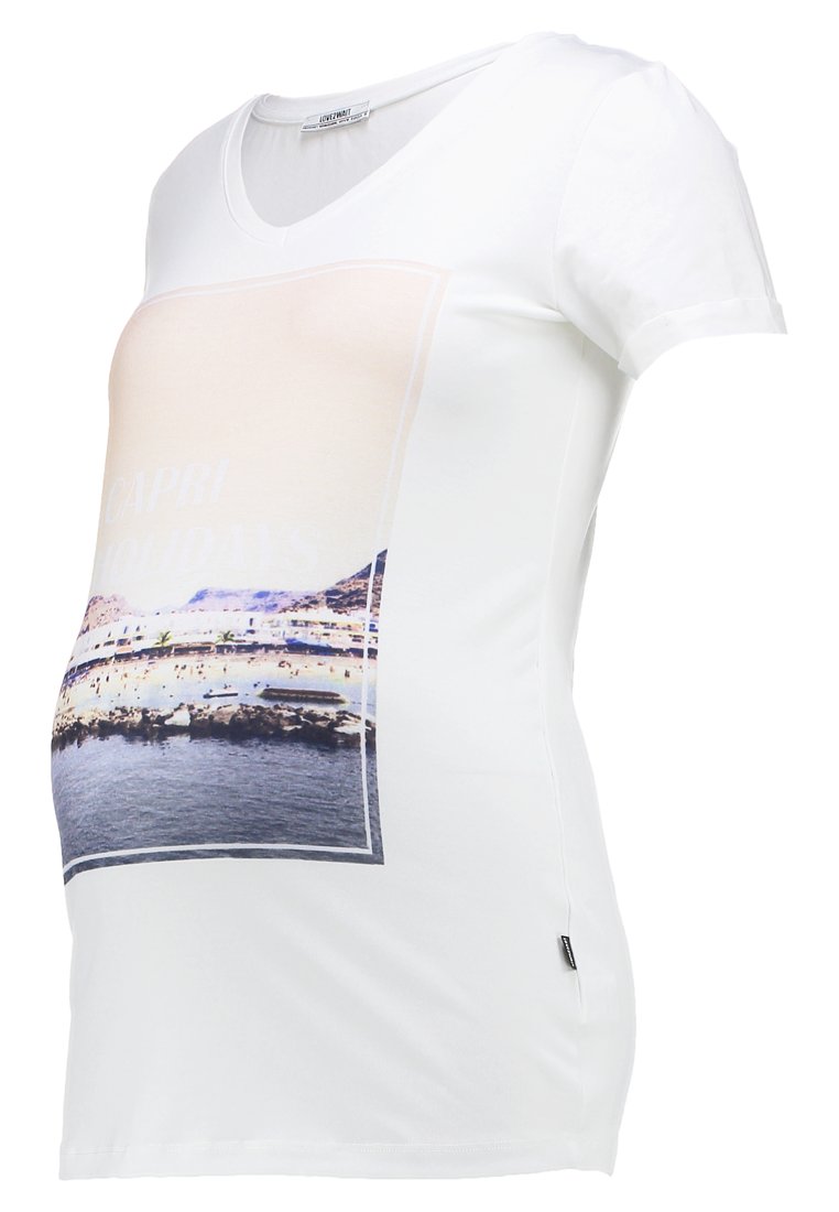 love2wait T-shirt print wit
