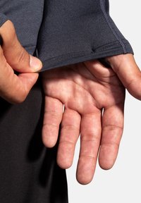 Brooks DASH 1/2 ZIP - Maglietta a manica lunga - heather concrete