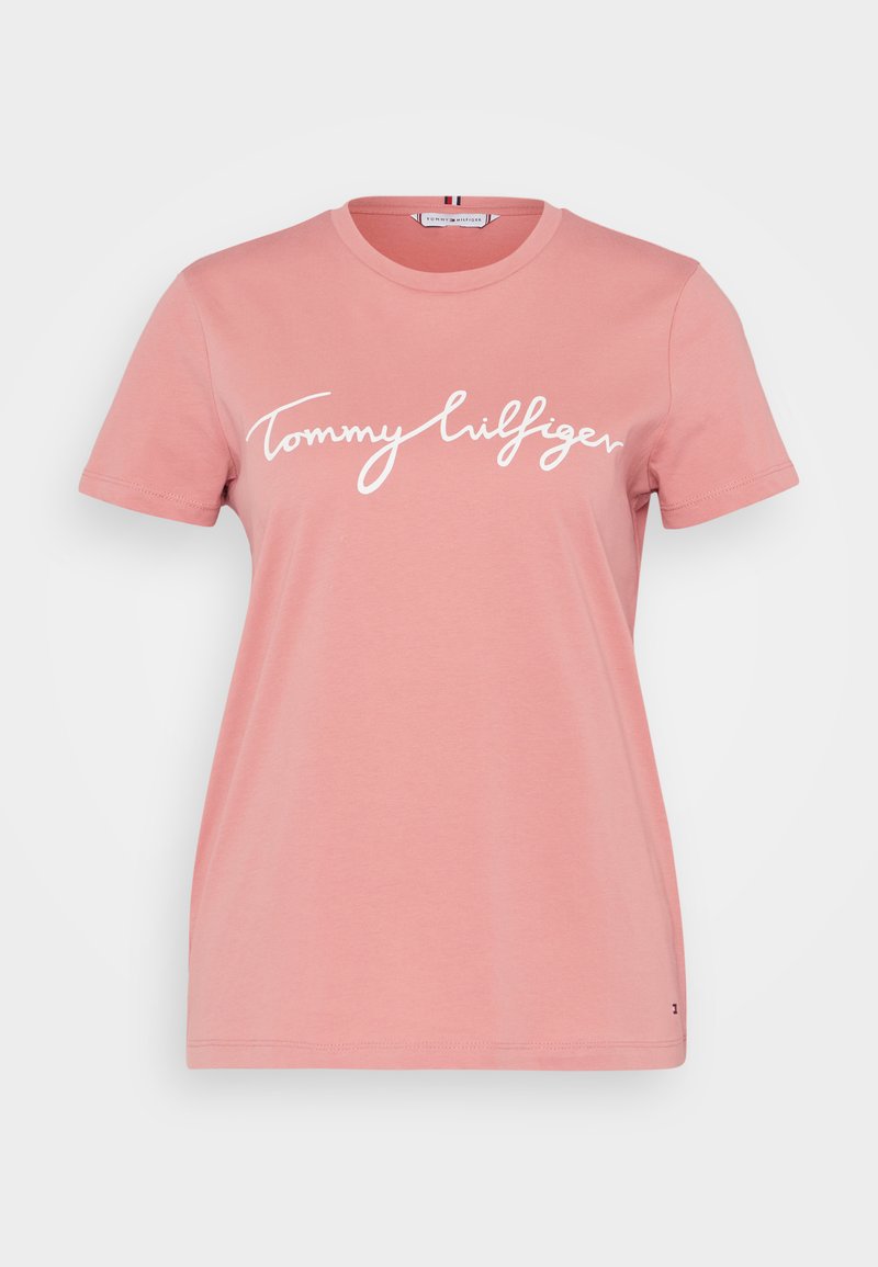 Tommy Hilfiger T-shirt print donkerroze Tommy Hilfiger T-shirt print donkerroze