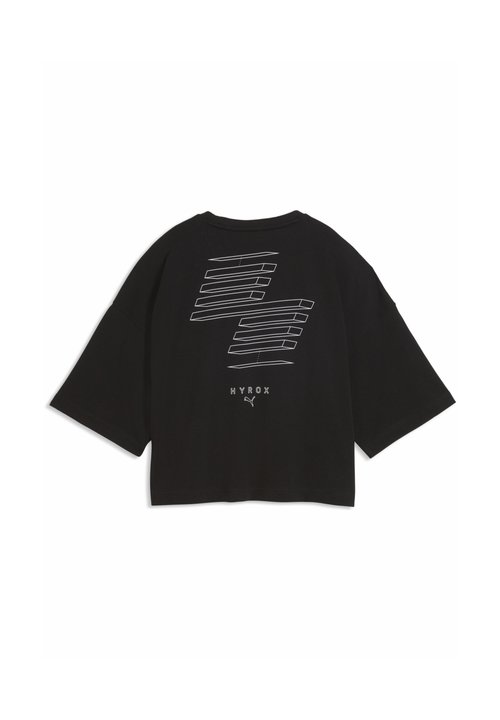 PUMA X HYROX CROPPED LIFESTYLE TEE - Top black — photo 5