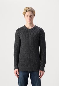 Jack & Jones JJJONES CREW NECK - Džemperis - asphalt
