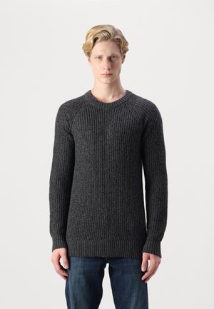 Jack & Jones JJJONES CREW NECK - Neule - asphalt
