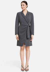 Taifun MIT GLITZER-EFFEKT - Freizeitkleid - stone grey