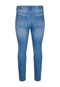 Zizzi AMY WITH SUPER AND DETAILS - Džíny Slim Fit - blue denim