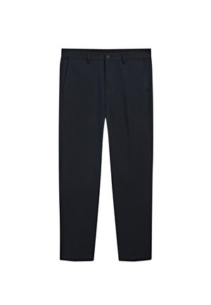 Massimo Dutti TAPERED FIT  - Pantaloni - dark blue