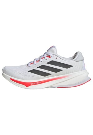 SUPERNOVA RISE 2 - Road running shoes - cloud white   night metallic   lucid red