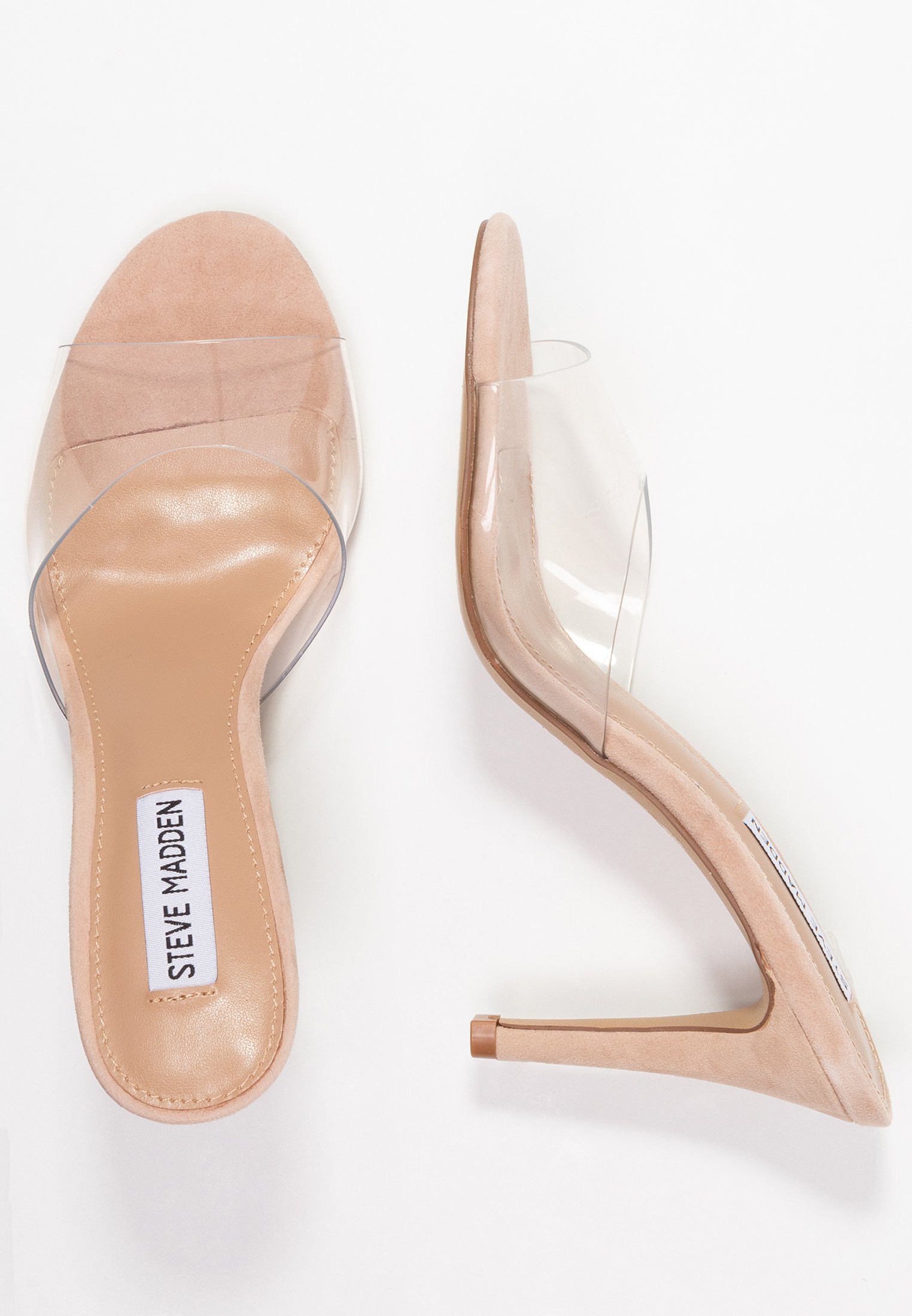 Steve Madden ERIN - Muiltjes met hak - clear/transparant - Zalando.nl