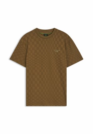 BOSS, T-shirt imprimé - brown nine