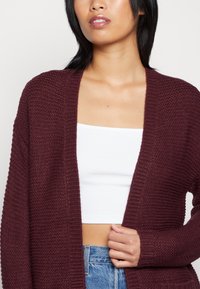 Vero Moda VMNO NAMECARDIGAN - Gilet - winetasting