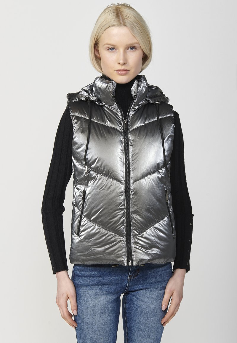 Koroshi PADDED - Veste - gris grey