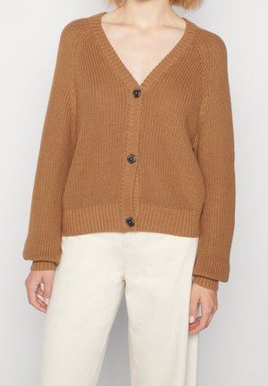 Chaqueta de punto - camel