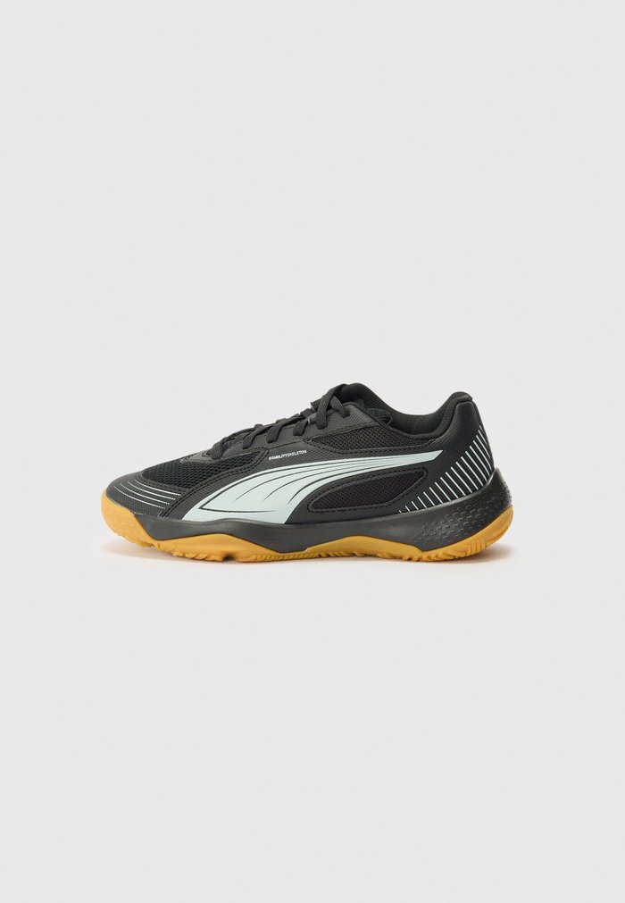 PUMA SOLARFLASH III JR - Handball shoes - black/cool light gray