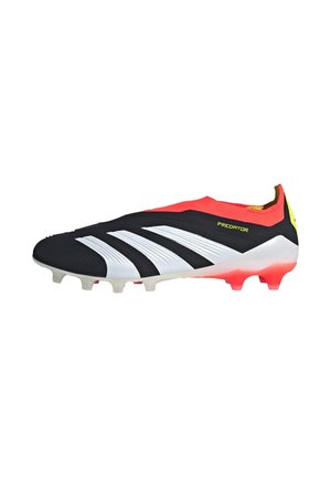 adidas Performance PREDATOR ELITE LACELESS ARTIFICIAL GRASS FOOTBALL - Fußballschuh Nocken - core black cloud white solar red