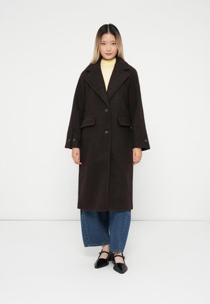 VMANNYJOLIE LONG COAT - Klasičan kaput - chocolate torte