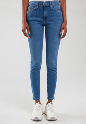 Big Star MELINDA HIGH WAIST - Blugi slim fit - aqua