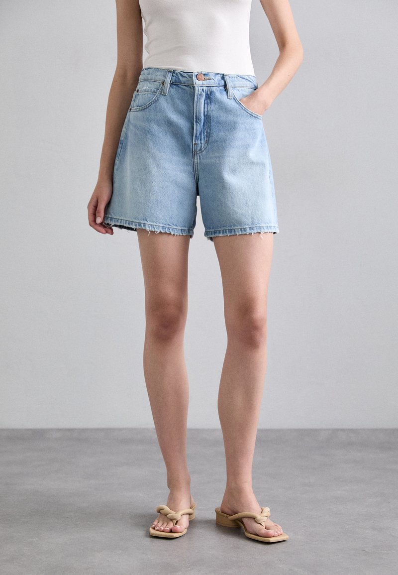 FRAME THE EASY - Shorts vaqueros - fizz indigo