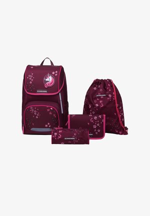 Schneiders ERGOJET SET 6-TEILIG - Schooltas set - fuchsia