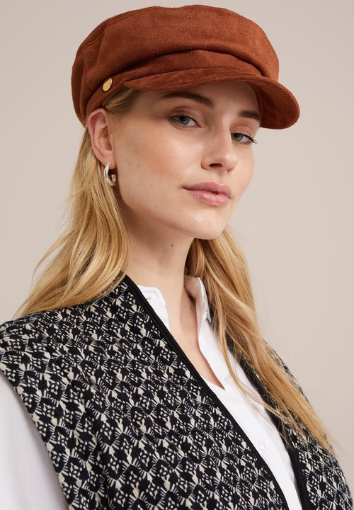 Brixton Berretto Unisex Brood In Cotone, Colore Off White - 4