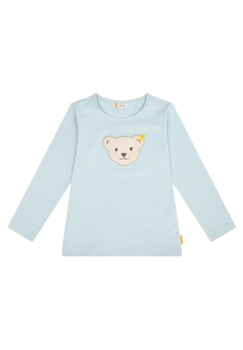 Steiff MIT TEDDYKOPF MIT SQUEEZER - Langarmshirt - sterling blue