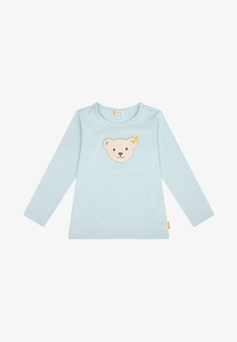 Steiff MIT TEDDYKOPF MIT SQUEEZER - Langarmshirt - sterling blue