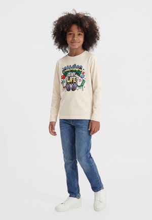 Name it, NKMVUX 2 PACK - Longsleeve - off-white, dark blue