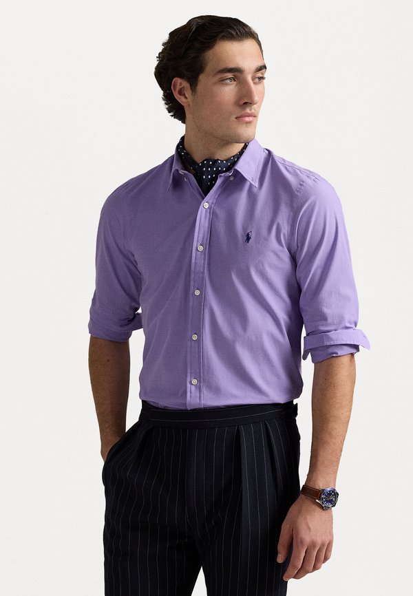 SLIM FIT STRETCH POPLIN SHIRT  - Shirt - aix lavender