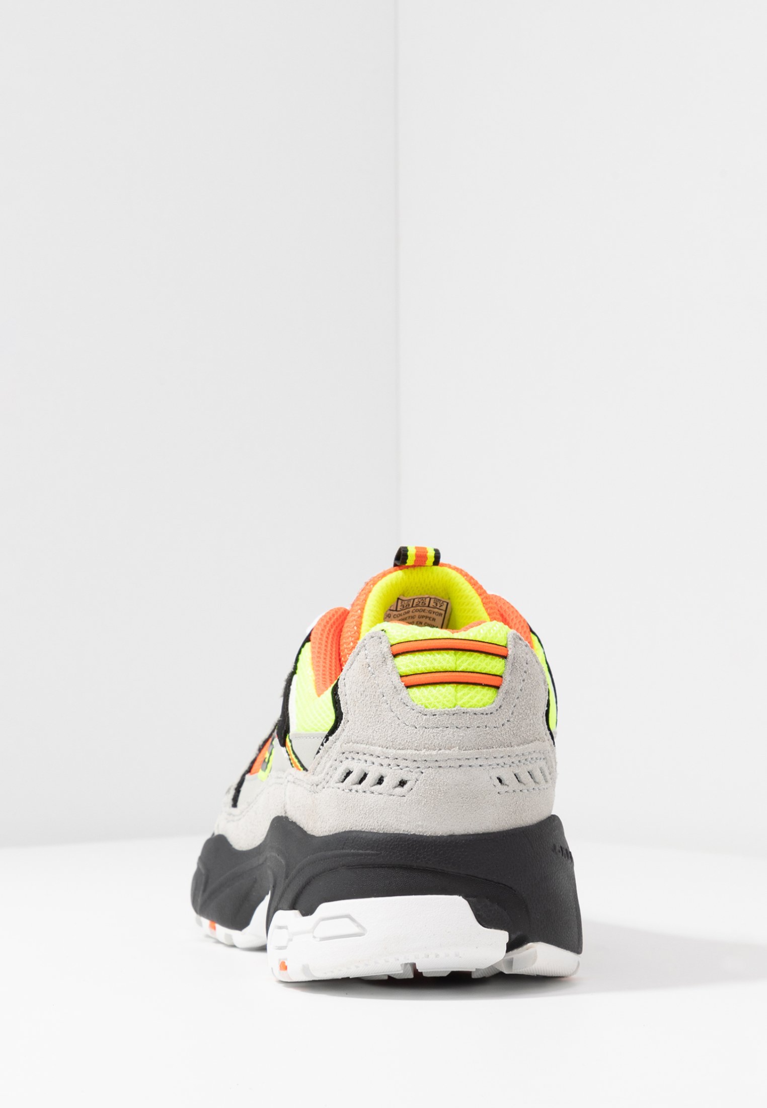Skechers Sport STAMINA Joggesko grayorangeyellowblack Skechers Sport STAMINA Joggesko grayorangeyellowblack