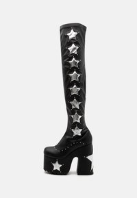 ELECTRICITY - Plateaulaarzen - black/silver