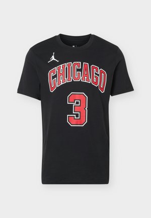 Nike Performance, NBA CHICAGO BULLS TEE JOSH GIDDEY - Ρούχα για κλαμπ - black