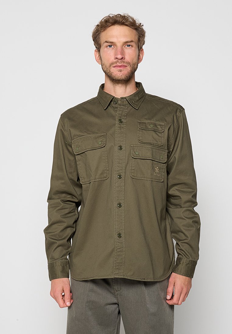 Barbour Overhemd olijfgroen