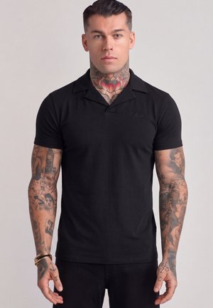 SIKSILK, REVERE POLO - Polo - black