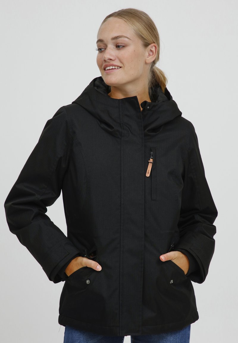 Oxmo - OXBELLISSA  - Übergangsjacke - Zimní bunda - black, Zvětšit