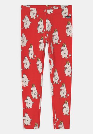 MOOMIN UNISEX - Leggings - Trousers - red