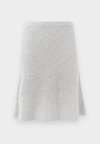 JEANNE SKIRT - Gonna a campana - light grey mel.