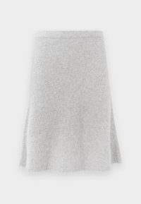 JEANNE SKIRT - Saia evasé - light grey mel.