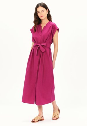 Caroll Robe chemise - rose framboise