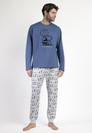 MANGA LARGA SNOOPY FRIENDS SET - Pijama - azul