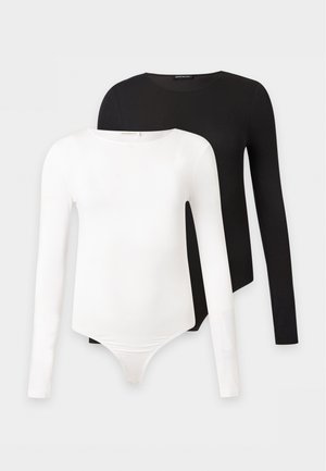 Even&Odd, 2 PACK - Langarmshirt - black/white