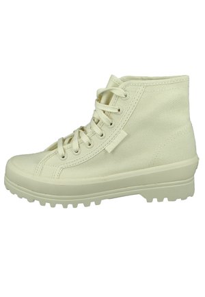High-top trainers - total beige