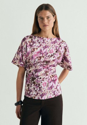 Scalpers, SCALPERS SCGRELA PRINT TOP - Blusa - pink