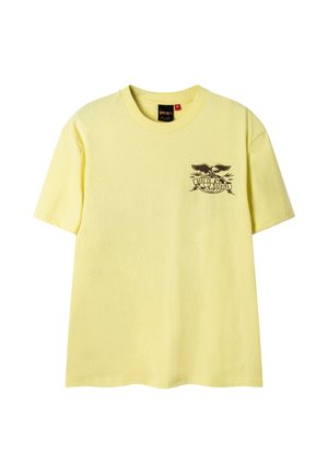 Deus Ex Machina, CLAW-SOME WHIZZ TEE - Print T-shirt - canary yellow