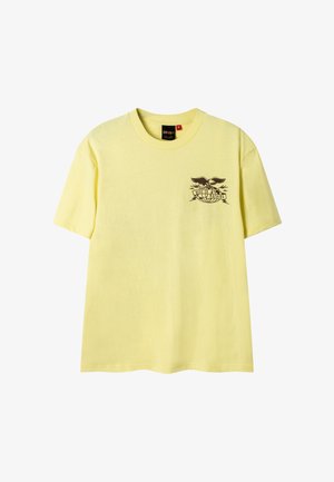 Deus Ex Machina, CLAW-SOME WHIZZ TEE - Print T-shirt - canary yellow