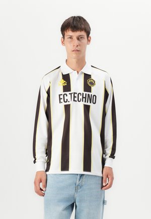 RETRO TECHNO AUTHENTIC TIMEUS JERSEY UNISEX - Long sleeved top - white/brown/yellow