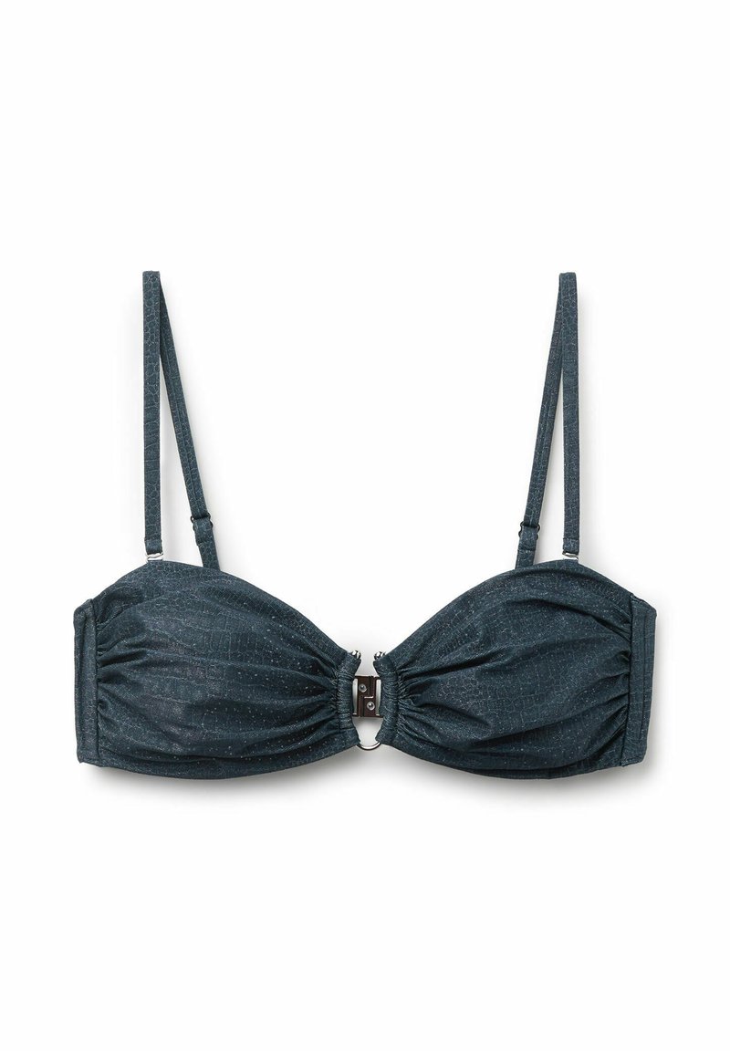 Calzedonia GLOWING PYTHON - Bikini top - blue - Zalando