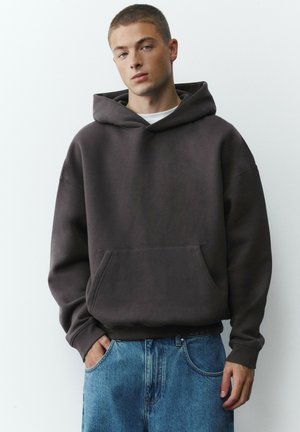 PULL&BEAR, BOXY FIT - HOODIE - Sweat à capuche - dark grey