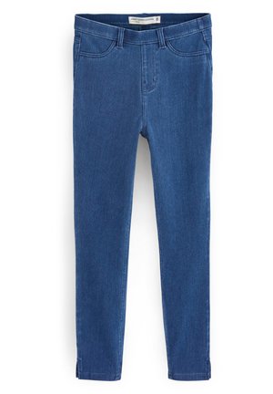 CROPPED - Vaqueros pitillo - dark blue denim