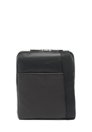 Cross body bag - cognac and black