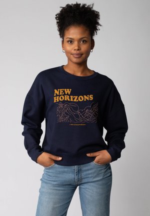 NEW HORIZONS ARE EVERYWHERE - Sweatshirt - french navy